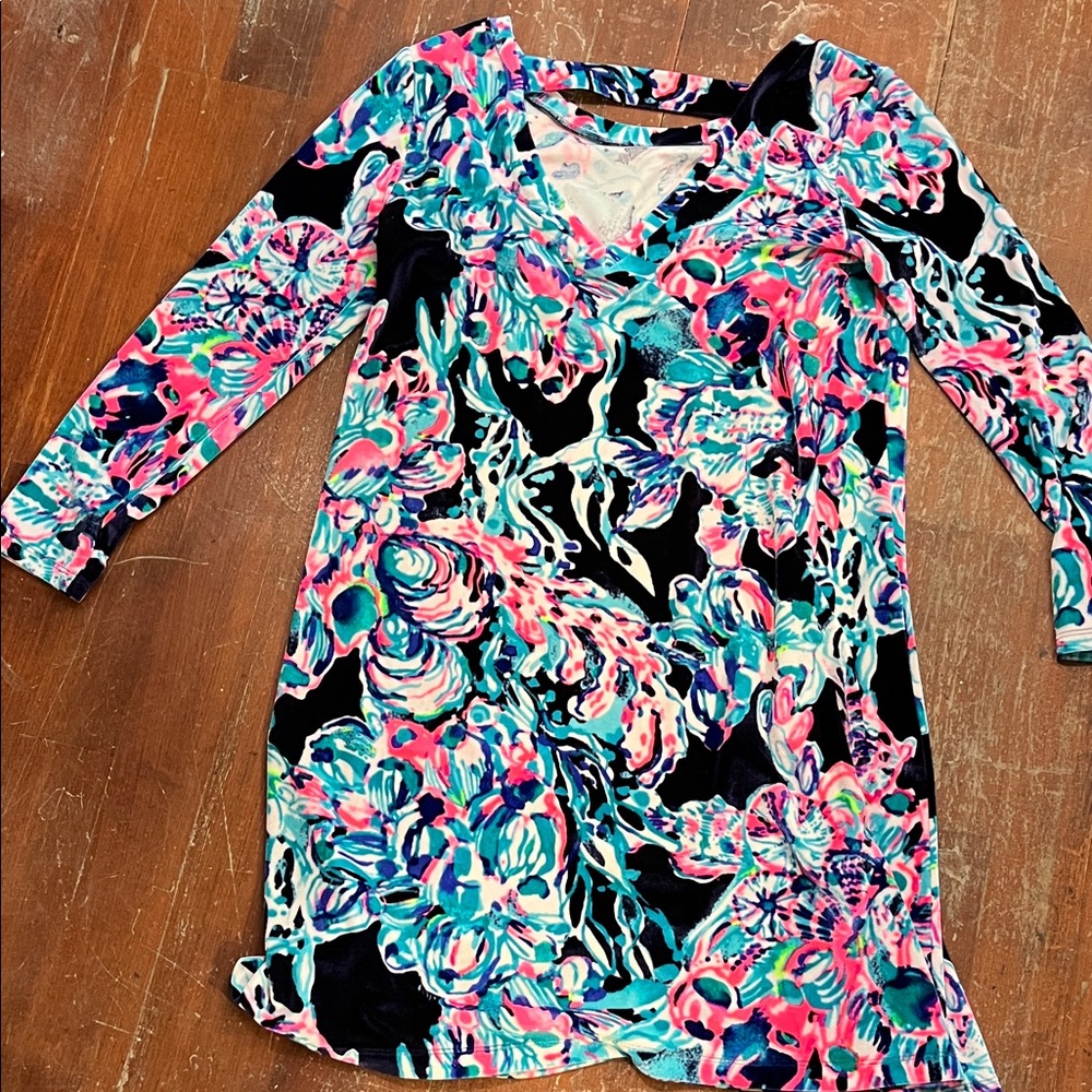 Lilly Pulitzer Dress in Pink and Blue Floral - Picture 4 of 8